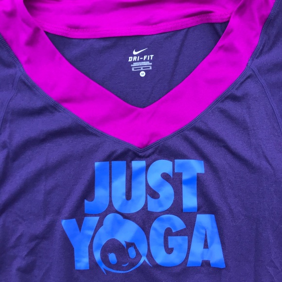Nike Women's DRiFit Yoga top M - Picture 2 of 7